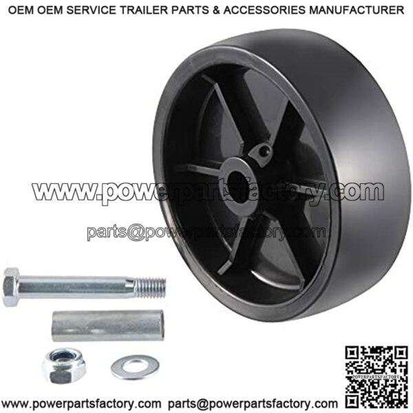 CURT 28912 6-Inch Replacement Boat Trailer Jack Wheel