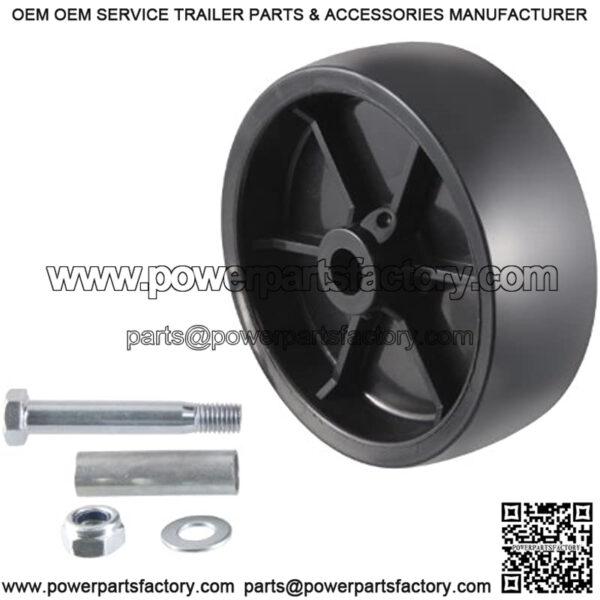 CURT 28912 6-Inch Replacement Boat Trailer Jack Wheel - Image 3