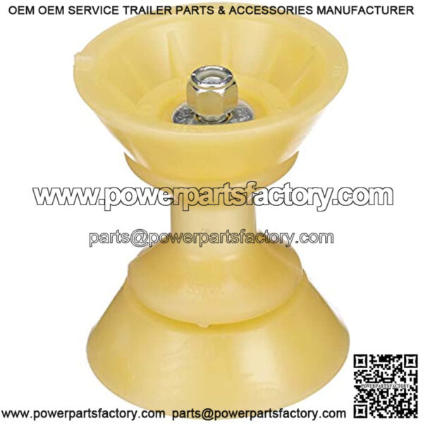 Bow Roller w/Bells, 3 in, TPR, Gold - Image 4
