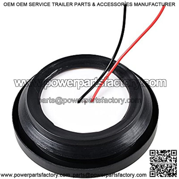 10X 4 LED 2.5" RED Round Brake Tail Stop Marker Light Compatible with Trailer Truck RV UTE UTV - Image 5