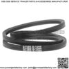 Deck Belt fits Cub Cadet: IH549599R1 549599R1 Lawn-Boy 608016 (1/2x54") - Image 4