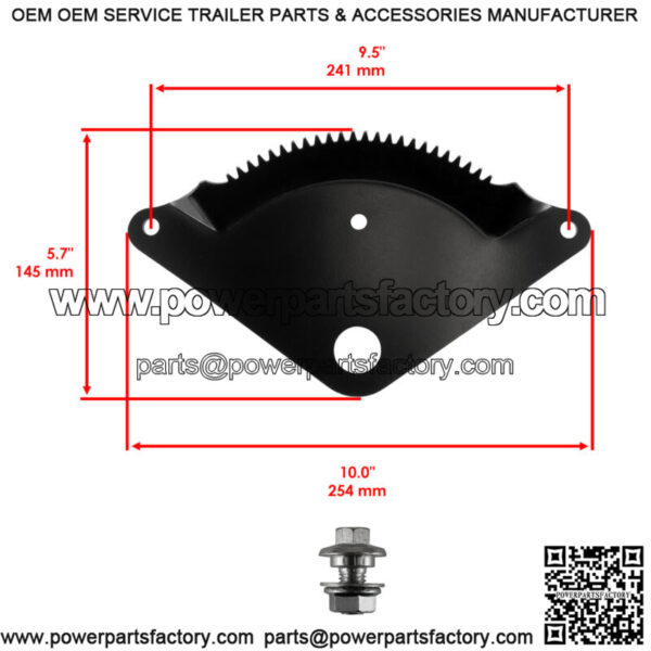 Steering Sector Gear Plate For Husqvarna Gth52X Ls LGT2554 LGT2654 LGT24K54 - Image 2