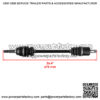Front Left and Right CV Axle for John Deere AM148393 AM145189 AM140129 AM145326 (For: More than one vehicle) - Image 2