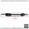Rear Left And Right Axles for John Deere Gator Xuv 825E Pc13310 / 855E 13313 (For: More than one vehicle) - Image 2