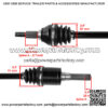 Rear Left And Right Axles for John Deere Gator Xuv 825E Pc13310 / 855E 13313 (For: More than one vehicle) - Image 3