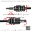 Rear Right CV Axle for John Deere Gator RSX850 RSX860 AM145321 - Image 3