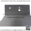 FOR JOHN DEERE GATOR TX FRONT 1 PIECE MAT - DIAMOND PLATE PATTERN - Image 2