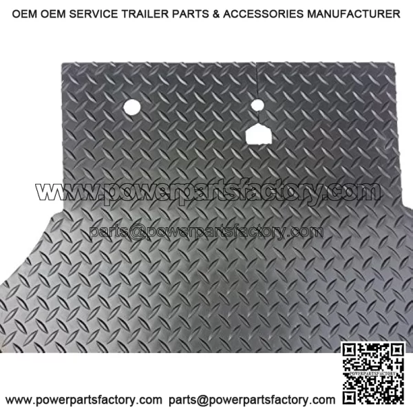 FOR JOHN DEERE GATOR TX FRONT 1 PIECE MAT - DIAMOND PLATE PATTERN - Image 2