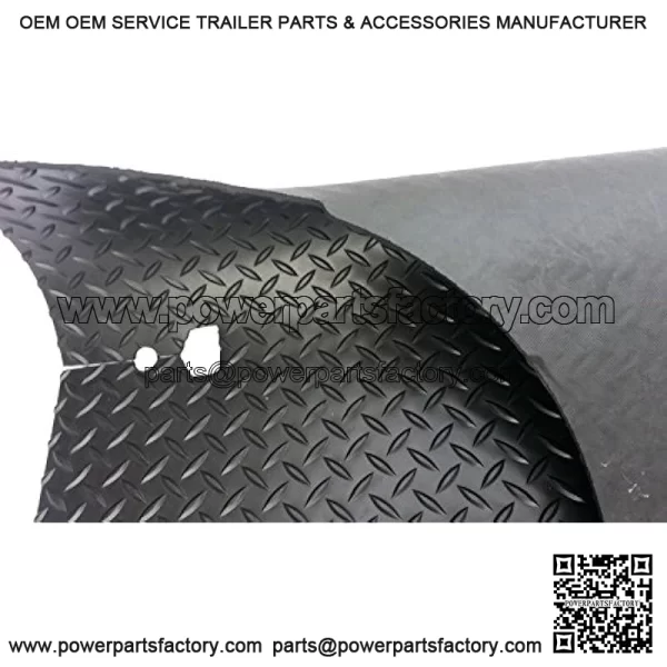 FOR JOHN DEERE GATOR TX FRONT 1 PIECE MAT - DIAMOND PLATE PATTERN - Image 3