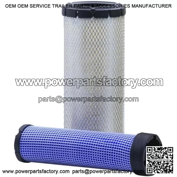 P822768 & P822769 Air (H&V) Filter Replaces RE68048, RE68049, AF25553, LAF8143, 46489, CA9246, AM129028, R1401-42280, 129062-12560, RS3702+RS3703, 6666333, 6666334 Fits for Kubota John Deere Tractor - Image 2