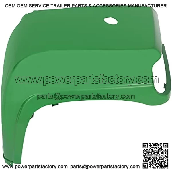 New Green Right Front Fender Compatible with John Deere Gator 620i 850D Replacement for AM137567 - Image 2