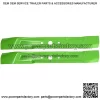 Lawn Mower Blade Set for John Deere GX325 GX335 LX255 42C Decks M135881 M148613 M159047 (High-Lift) - Image 2