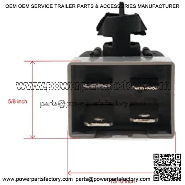 Plunger Interlock Switch for John Deere HPX615E, HPX815E Gator Utility Vehicle - Image 2