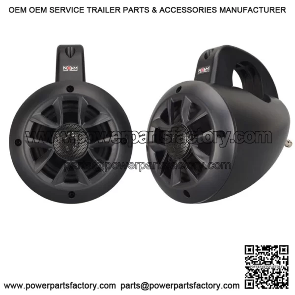 Noam NUTV4 - Marine Bluetooth Rzr Canam Atv Golf Cart Utv Speakers Stereo System (For: John Deere Gator CS) - Image 4