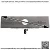 Mower Blades 100 8"x2" Unpainted Edger Blades for Echo 720237001, RYOBI 613223, Husqvarna:578 39 28-02, 601 00 24-54 - Image 2
