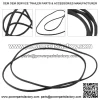 Flat Deck Belt for John Deere Models L120 L130 145 D140 LA145 GX21833 GX20571