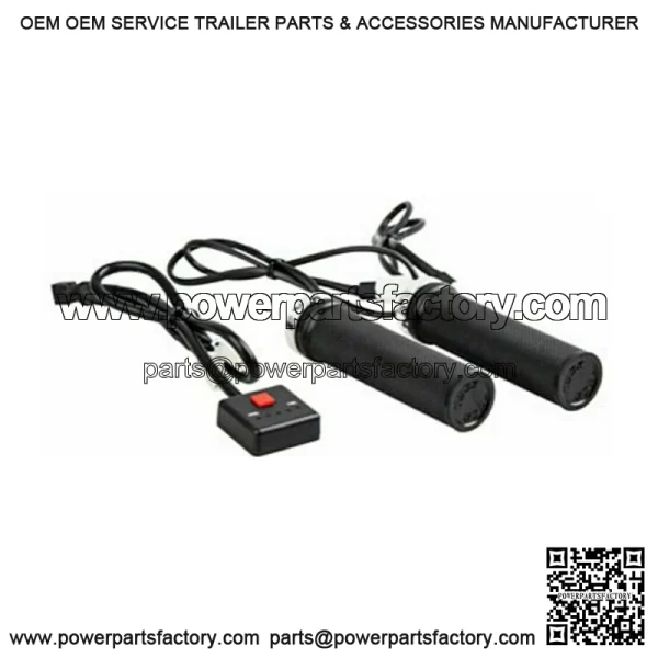 Lock-On Heated Grip Kit & Thumb Warmer Atv Polaris Honda Suzuki Can Am - Image 2