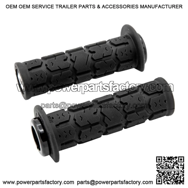 ODI Rogue Lock on Grips Black For YFZ KFX 450R 450 400EX LTZ 400 TRX450R ATC250 (For: Yamaha)