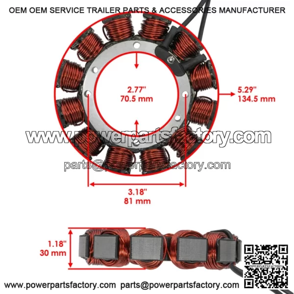 Stator Magneto for Harley Davidson Softail Standard FXST / Fat Boy FLSTF 2000 - Image 2