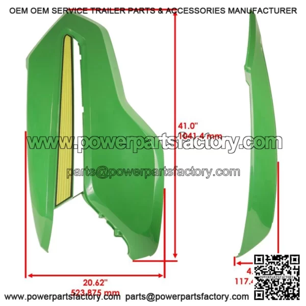 AUC13490 AUC13489 Hood Panel For John Deere X300 X300R X304 X305R X310 X320 X324 - Image 2