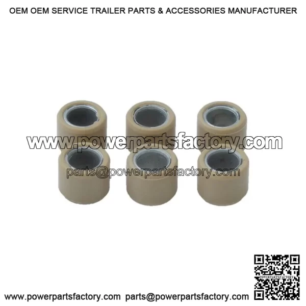 (6pcs/set) Variator Weight Roller Clutch Pulley For GY6 50 139QMB Moped 16X13mm