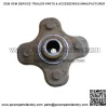 YAMAHA KODIAK 400 YFM 400 04 2004 left rear hub wheel lug nuts back axle - Image 2