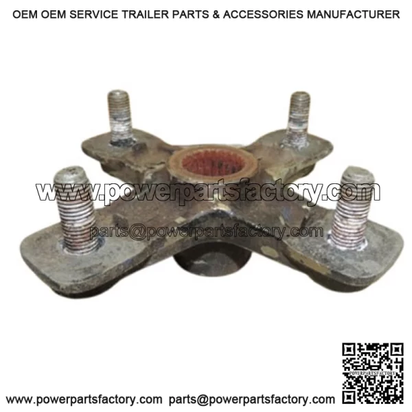 1990s Yamaha 350 Warrior ATV Rear Axle Hub, OEM - Image 2