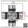 Drive Shaft U Joint For Bush Hog Rotary Cutter BH114 BH115 BH116 BH215-2 BH216-2 - Image 2