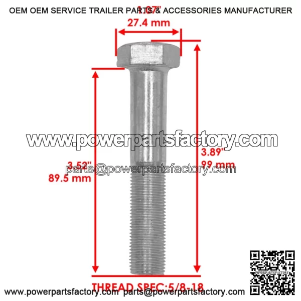 Blade Bolt For Bobcat BZT2190  BZT2230 BZT2250  BZT2260 BZT2330 JZT2190 JZT2230 - Image 2