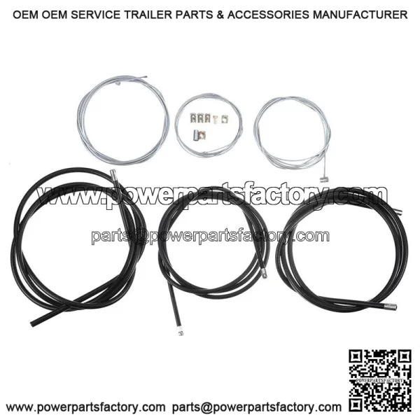 1PC Motorcycle Pit ATV Cable Set 60" Clutch Cable+Brake Cable+54" Throttle Cable (For: CF-Moto) - Image 2