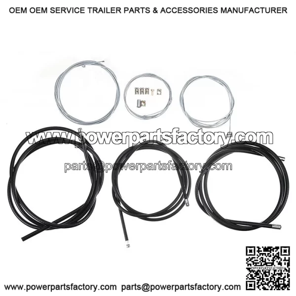 1PC Motorcycle Pit ATV Cable Set 60" Clutch Cable+Brake Cable+54" Throttle Cable (For: CF-Moto) - Image 4