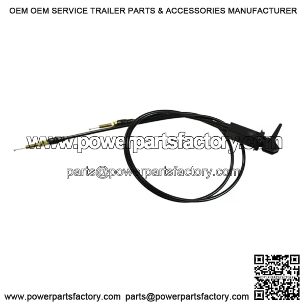 Dual Choke Cable fits Polaris Replaces OEM # 7080753 Snowmobile Choke Cable (For: Polaris)