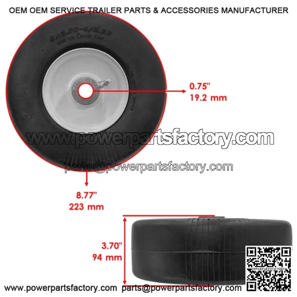 502020 502125 Finishing  Mower Wheel For King Kutter L40 L48 L60 XB - Image 2