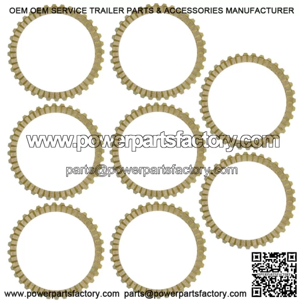 Clutch 37911-90 3791190 Friction Plates Set for Harley Davidson - Image 3
