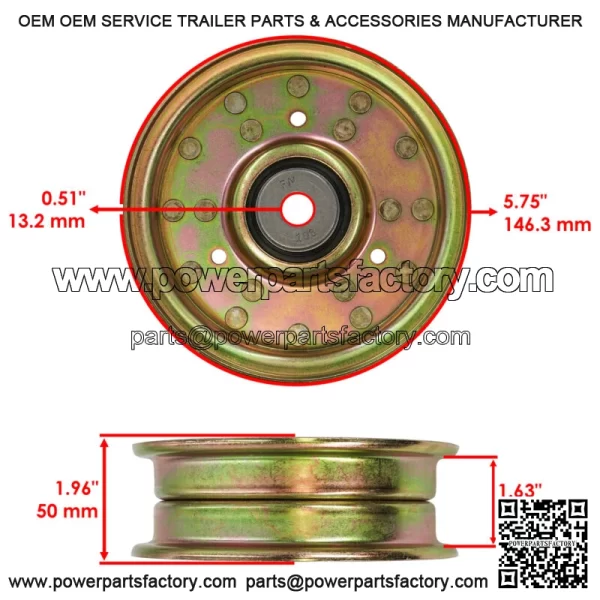 Deck Idler Pulley For John Deere Z915B Z915E Z920M Z920R Z930R Z930M Z950M Z950R - Image 2