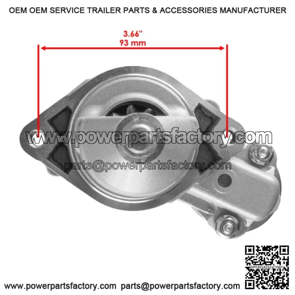 Starter for John Deere Z540M Z540R ZTrak Mower 12V CCW 10 Teet AUC12656 MIA11626 - Image 3