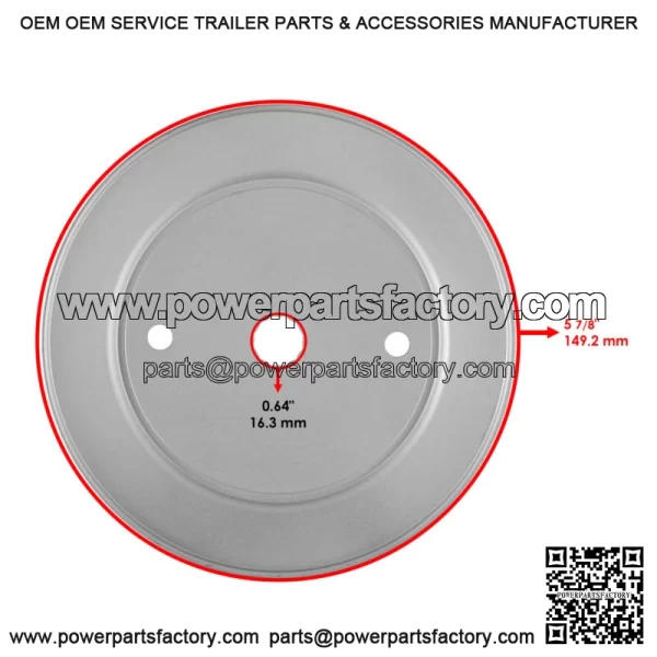 30" Deck Spindle & Blade Kit For Husqvarna RZ3016 For Poulan Pro 301ZX - Image 4