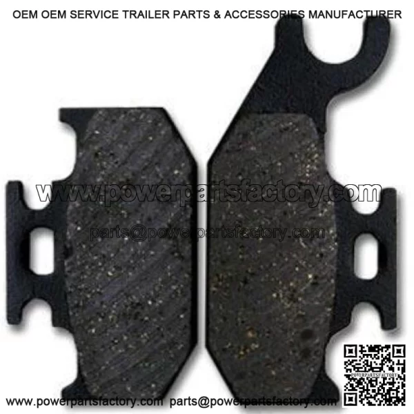 Yamaha Rear Brake Pads Rhino YXR 450 660 (4x4) 2004 2005 2006 2007 2008 2009 (For: Yamaha) - Image 2