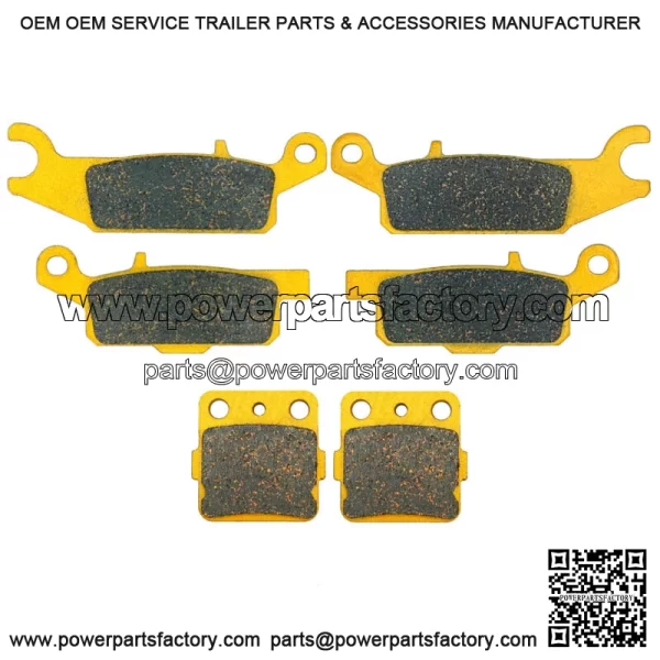 Yamaha Raptor 250 Ceramic Brake Pad Set Front & Rear 2008-2013 (For: Yamaha) - Image 2