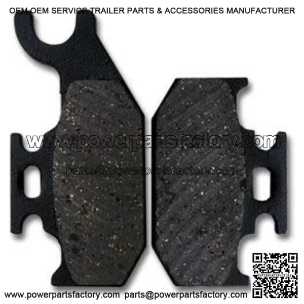 Yamaha Rear Brake Pads Grizzley YFM 400 450 (07-08) Wolverine (06-10) (For: Yamaha) - Image 2