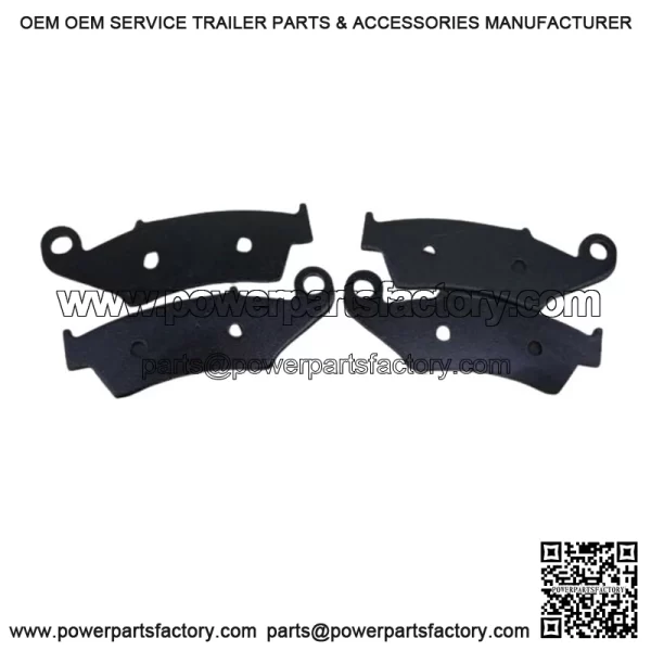 1886 - 1989 Honda TRX250R Front Brake Pads Serrated Semi-metallic - Image 3