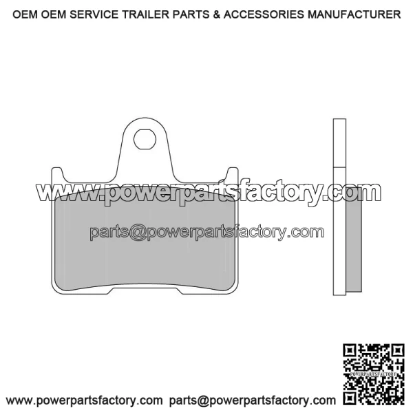 Pads Sinter Rear for Yamaha Snowmobile SRX 700 Mountain Max 00>01 - Image 2