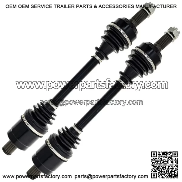 Rear CV Axle Half Drive Shaft for Polaris RZR Trail 900 1334372 UTV 2 Pack
