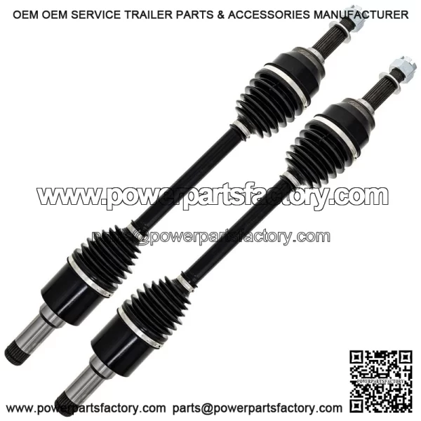 Rear CV Axle Half Drive Shaft for John Deere XUV560E Gator AUC12047 2 Pack