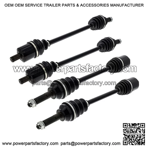 CV Axle Kit For Polaris Ranger XP 1000 Crew 1332637 1334131 Front Rear - Image 2