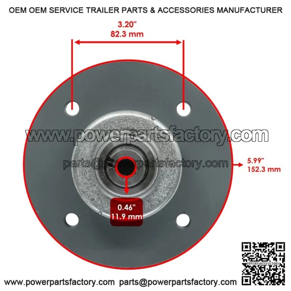 60" 72" Deck Spindle for Bad Boy AOS 2009-2010 / AOS Diesel 2010 037-4000-00 - Image 3