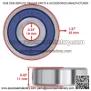 6300 2RSH 6300-2RDQE6 6300-2RSH 6300-2RS Ball Bearing Rubber Sealed 10x35x11 - Image 2