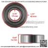 Z9504-AB Z9504AB Z9504-RST Z9504RST Z9504 RST 204BBAR Ball Bearings 19x45x16 - Image 2