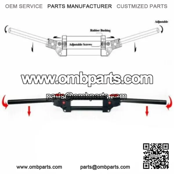 7/8"  2mm  djustable  nti  ibration  andlebars  or  amaha  anshee  FZ350  FZ450R
