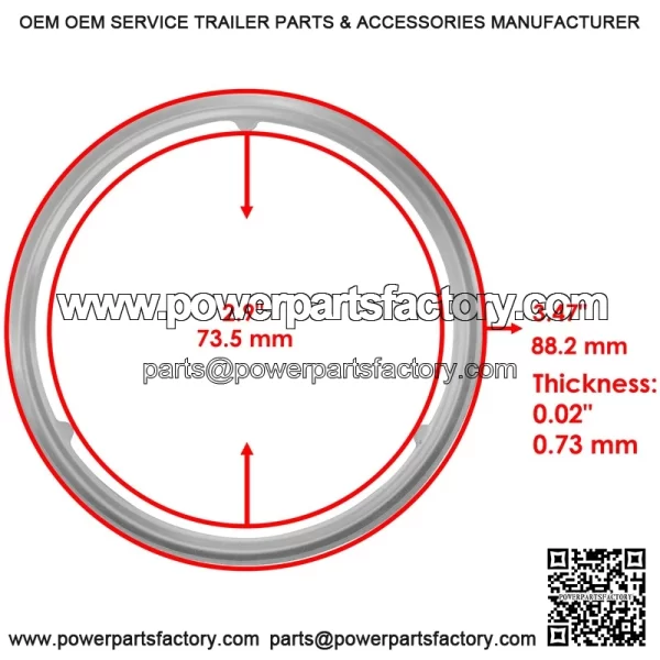 Can-Am averick 3 R 020-2023 xhaust uffler asket /Seal - Image 3